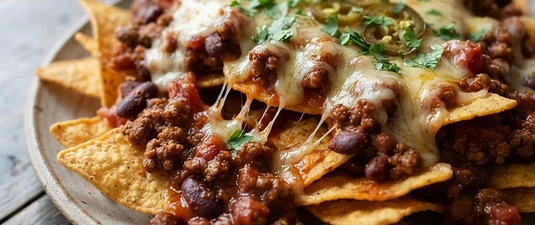 Chilli Cheese Nachos