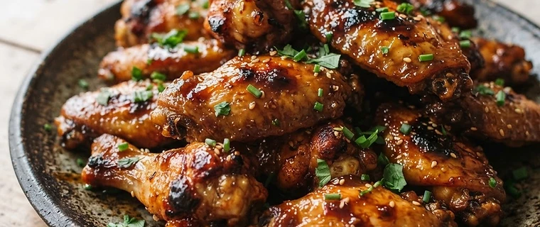 Sticky BBQ Chicken Wings