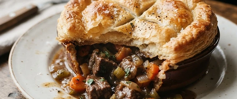 Pub Style Steak Pie