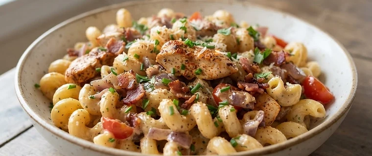 Smoked Paprika Chicken and Bacon Ranch Pasta