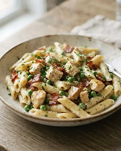 Quick Chicken Bacon Ranch Pasta