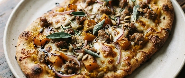 Halloween Flatbread Pizza