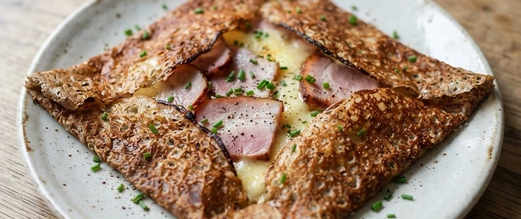 Ham and Cheddar Galettes