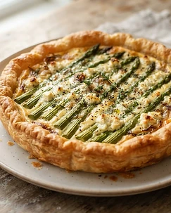 Asparagus and Goat Cheese Tart