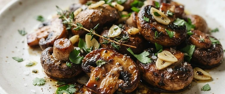 Garlic Mushroom Grill