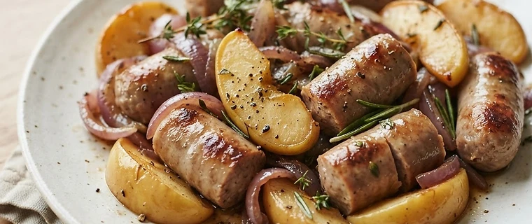 Sausage and Apple Skillets