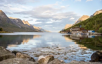 Ersfjordbotn fjord landscape near Tromsø
