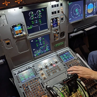 Primary flight displays and engine instrumentation