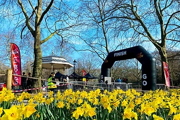 Runners at the One in the Park in Victoria