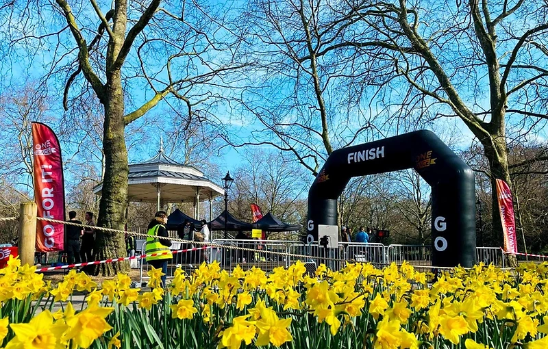 Runners at the One in the Park - Greenwich Park — 5K & 10K in Greenwich Park, London