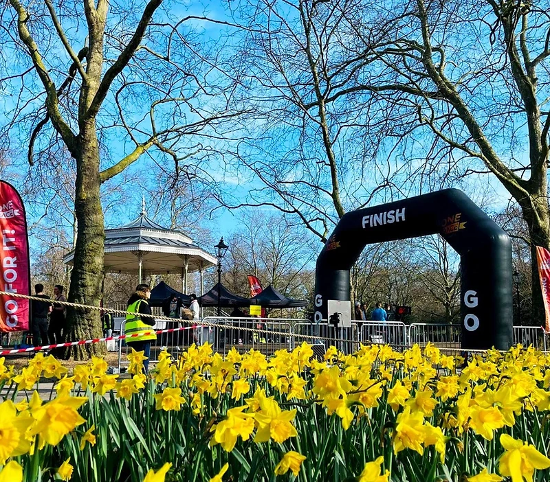Runners at the One in the Park - Battersea Park — 5K & 10K in Battersea Park, London