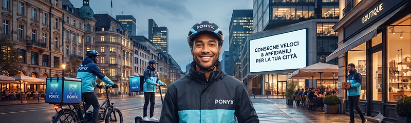 Consegne veloci e affidabili per la tua città con Ponyx