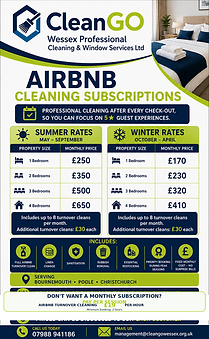 Airbnb Cleaning flyer