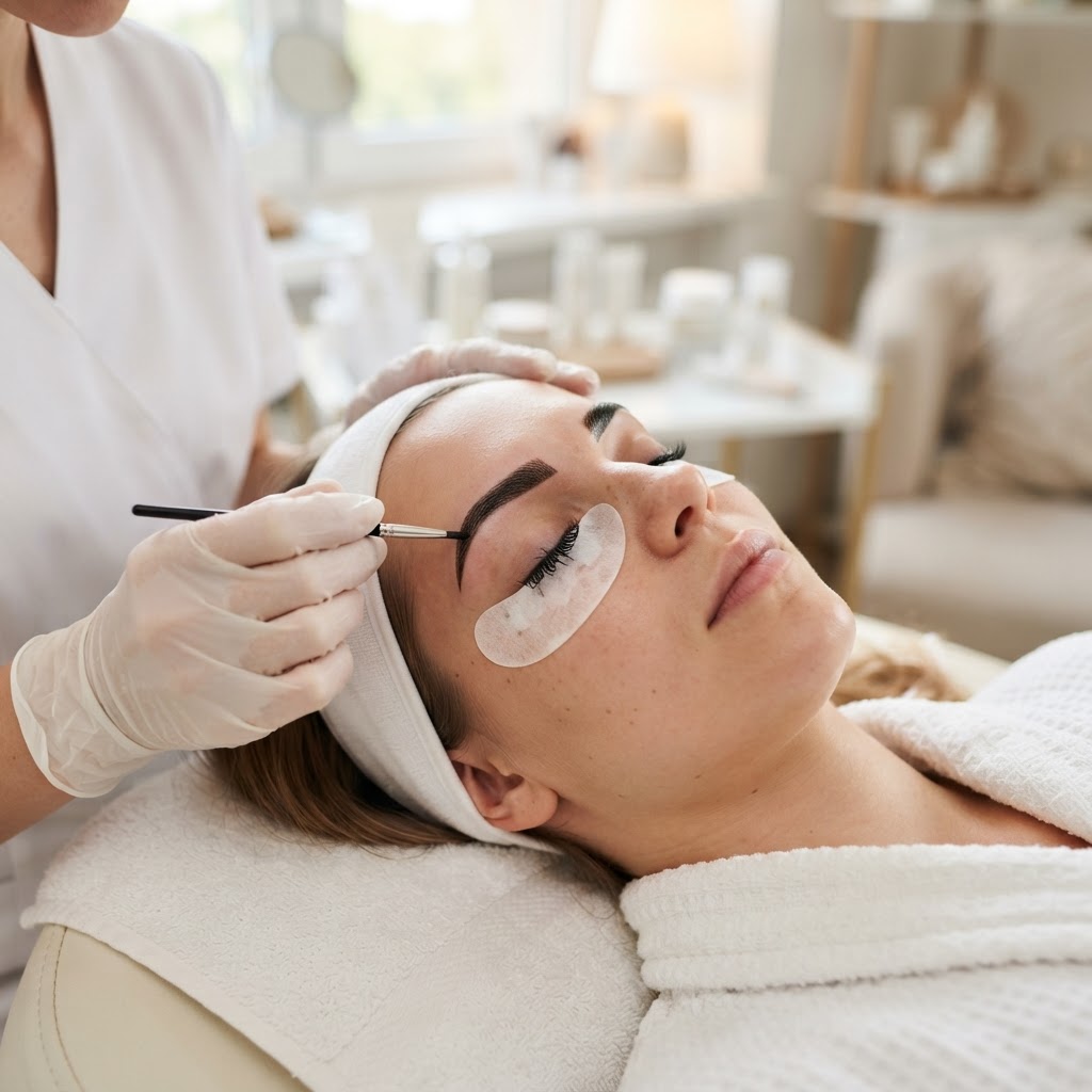 Wimpern- & Augenbrauenfärben