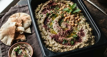 Catering: Baba Ghannouj with 2 Pita