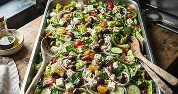 Catering: Greek Salad Tray