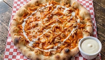 Buffalo Chicken Shawarma Manakeesh