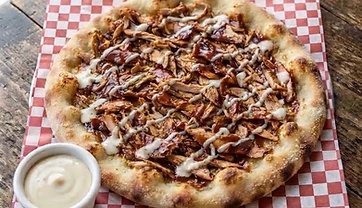 BBQ Chicken Shawarma Manakeesh