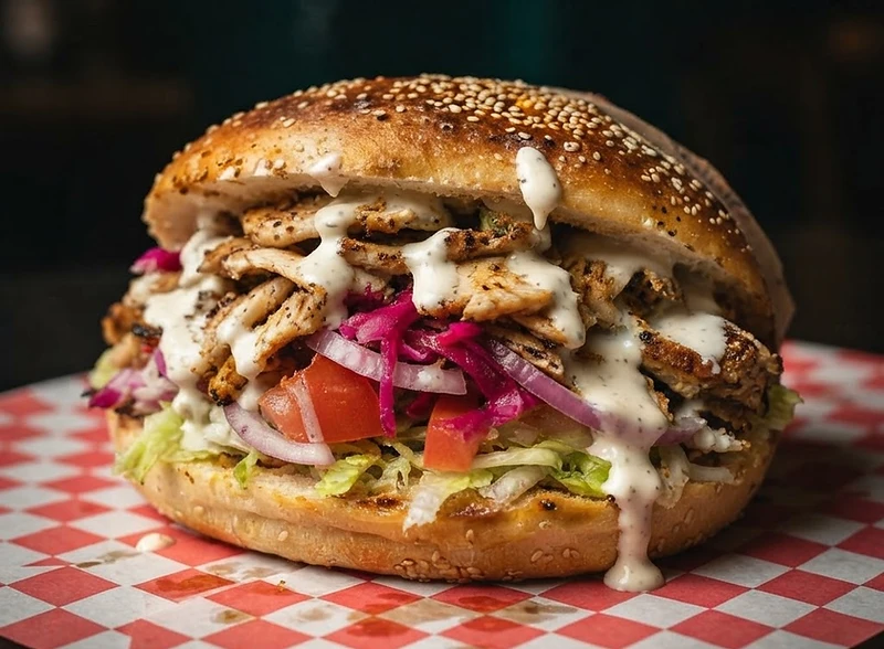 Halal food at Toomi's Halal Shawarma in Upper Darby, PA