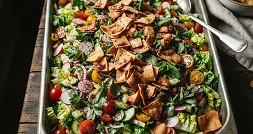 Catering: Fattoush Salad Tray