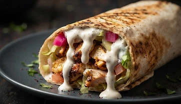 Classic Chicken Shawarma Wrap
