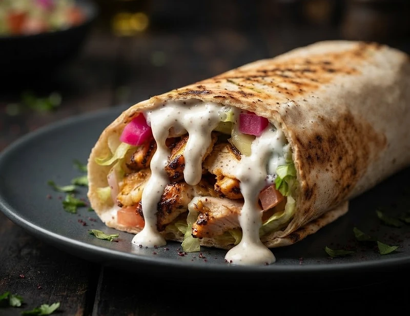 Halal food at Toomi's Halal Shawarma in Upper Darby, PA