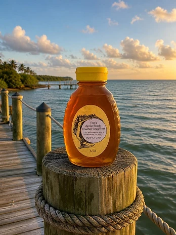 Plastic honey bottle