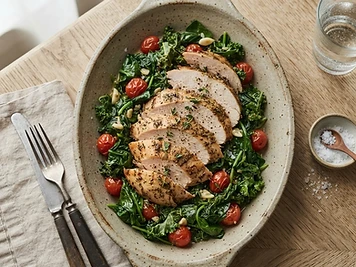 Lean Turkey and Spinach Puree
