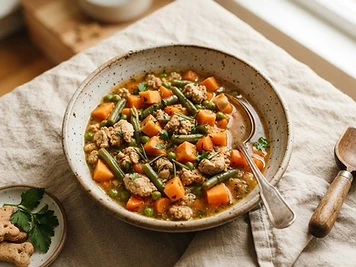 Turkey & Sweet Potato Dog Stew