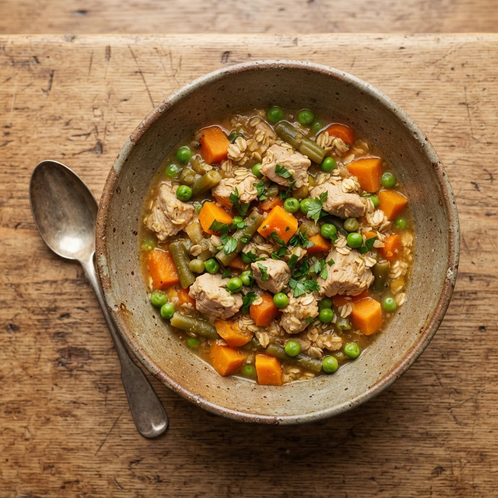 Turkey & Sweet Potato Dog Stew