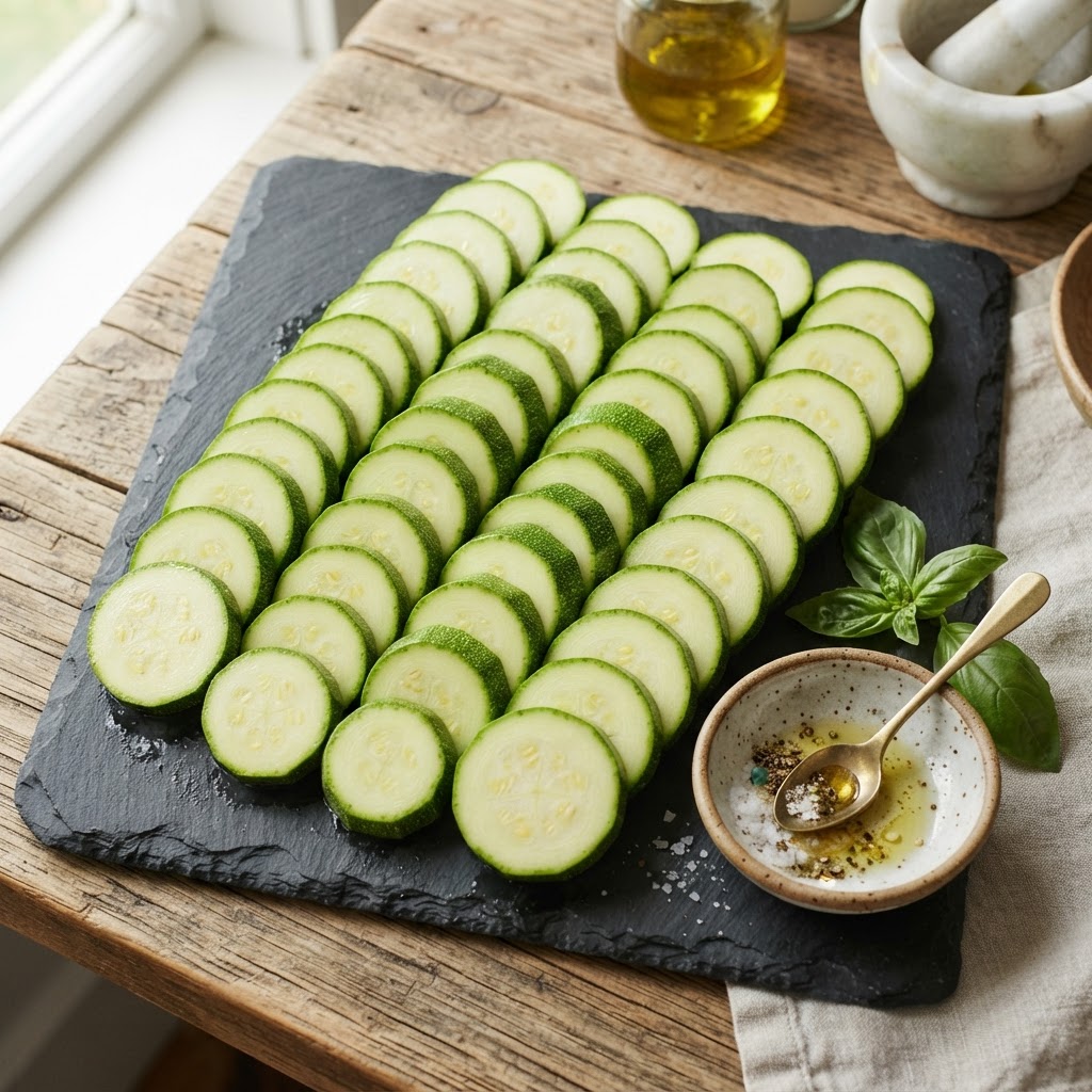 Fresh Zucchini Koi Delight