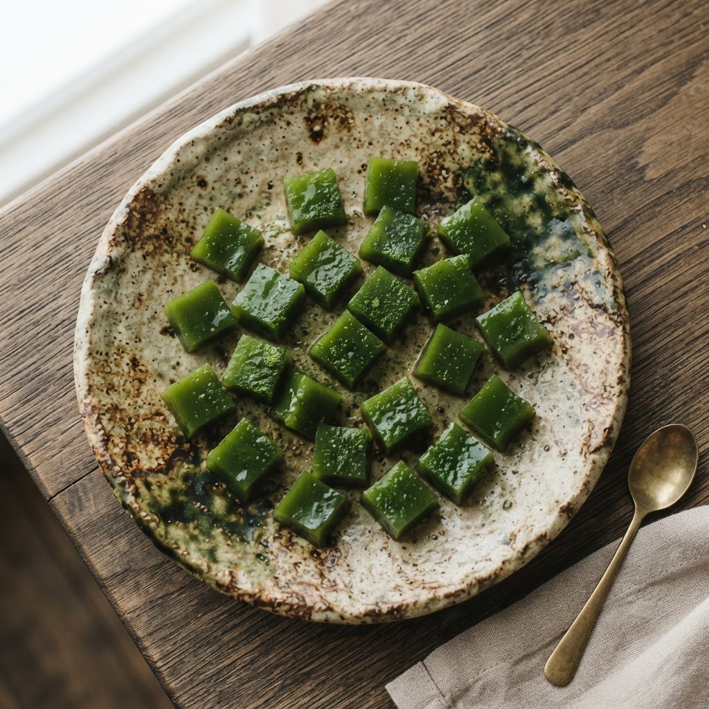 DIY Garden Pea and Spinach Gel Food
