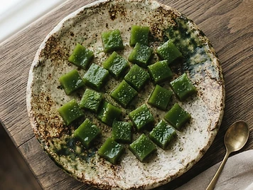 DIY Garden Pea and Spinach Gel Food