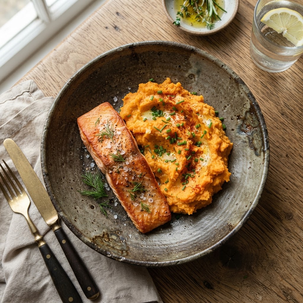 Salmon and Sweet Potato Canine Mash