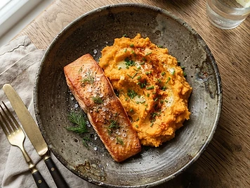 Salmon and Sweet Potato Canine Mash