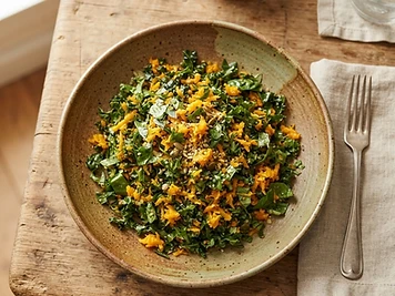 Calcium-Rich Collard Greens and Squash Salad