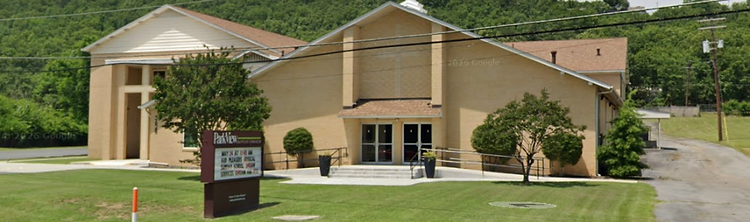 Park View Baptist Church building on MacArthur Drive