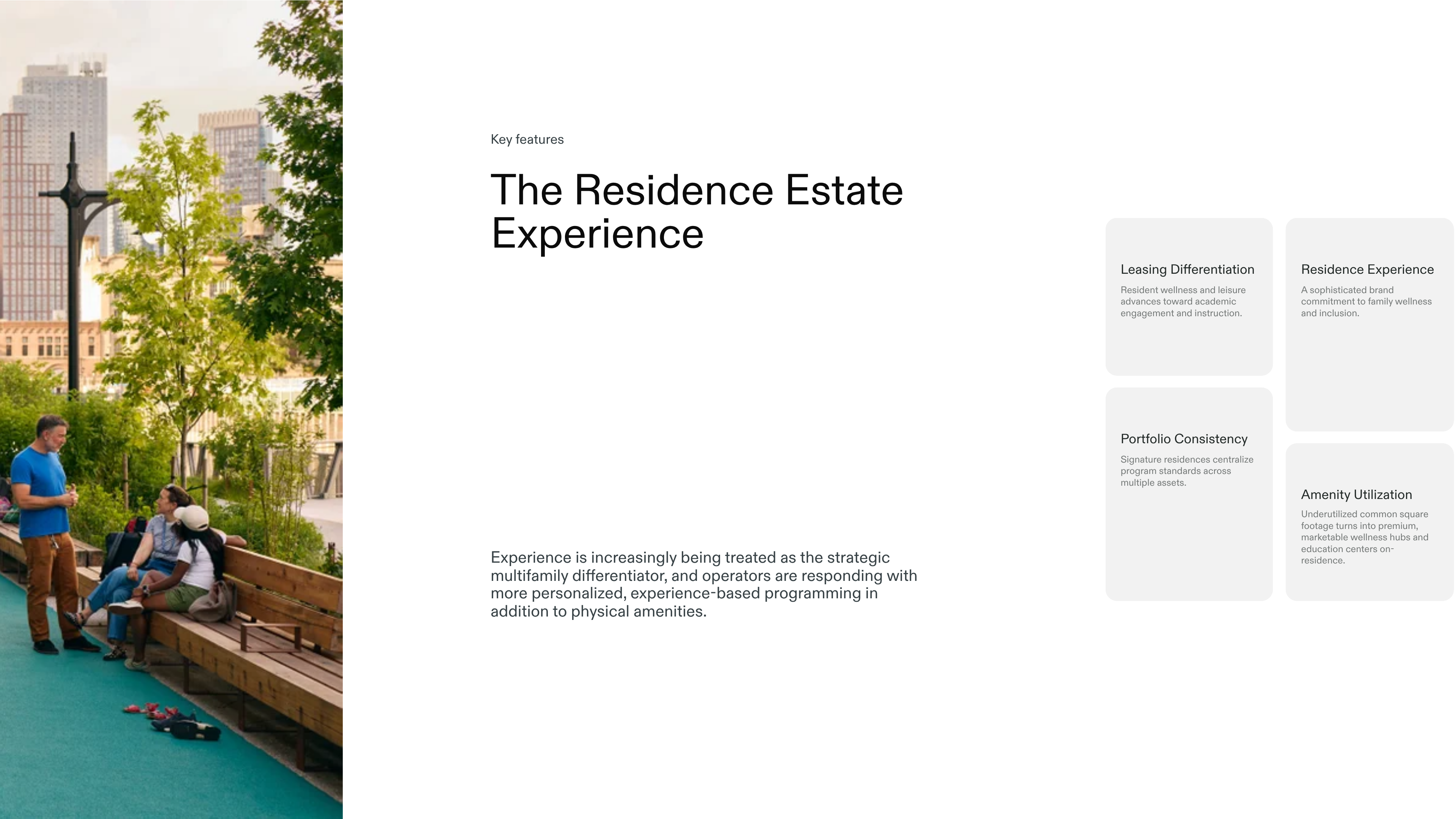 The Residence Experience — slide 5