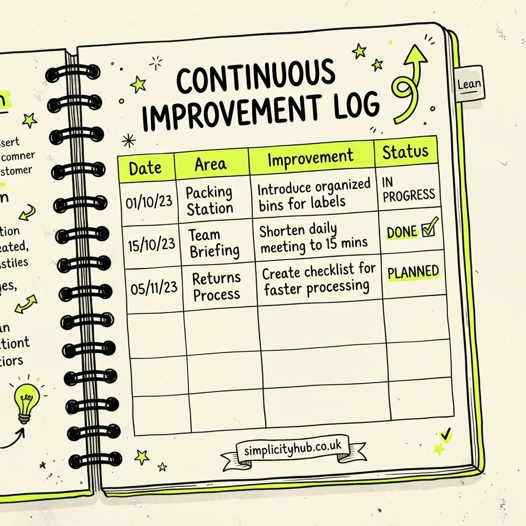 Continuous Improvement Log