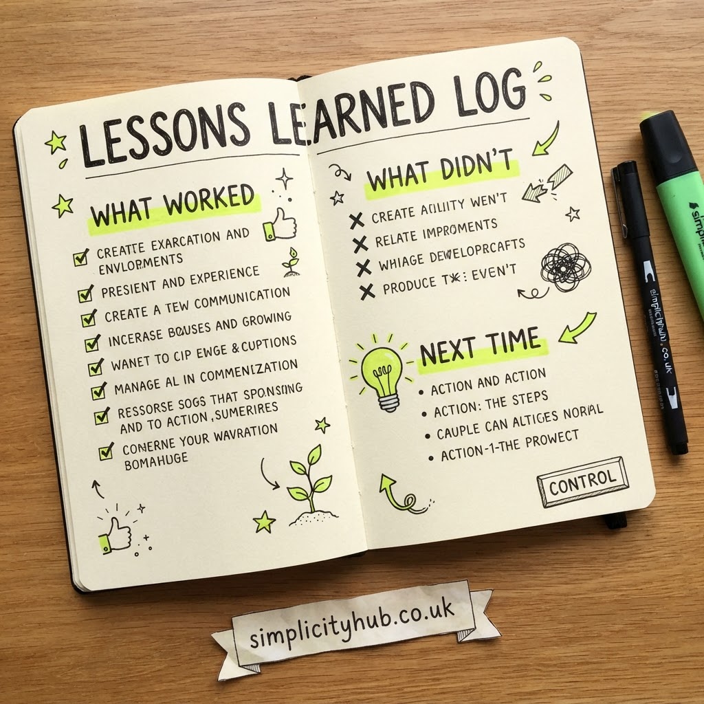 Lessons Learned Log