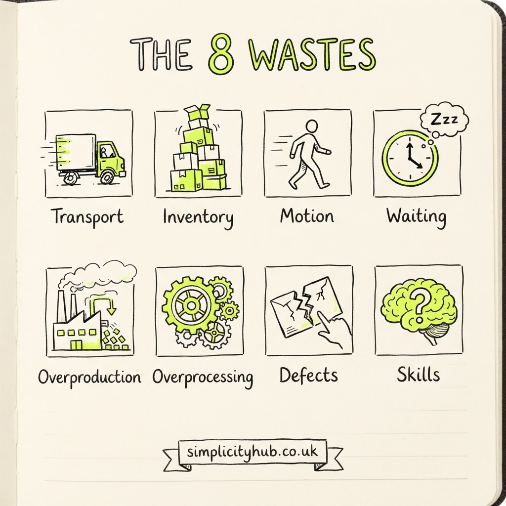 8 Wastes (TIMWOODS)