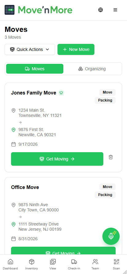 Move 'n More app preview