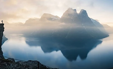 Landscape of Norwegian Fjords