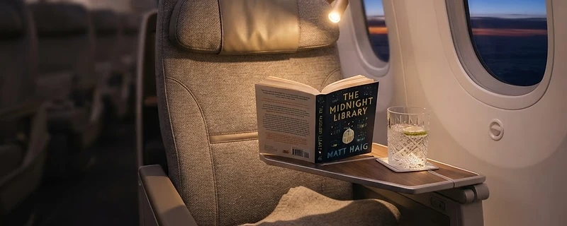 The Quiet Middle: Finding Stillness in Premium Economy