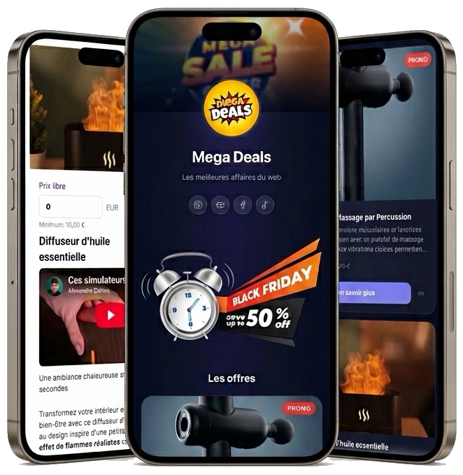 Aperçu d'une page créateur Teamvip sur mobile