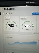Credit scores — TransUnion 753, Experian 753