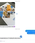 Approval confirmation message thread