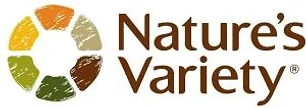 Nature’s Variety logo with colorful circular emblem