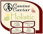 Canine Caviar logo with dog in top hat