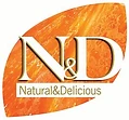 Farmina N&D Natural & Delicious orange leaf logo